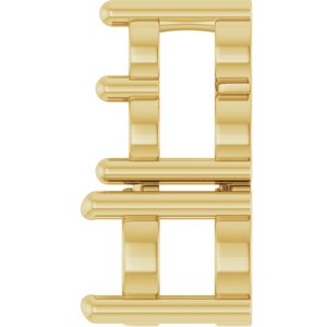 10K Yellow Gold 3.4 mm Round Pendant Mounting – image 6
