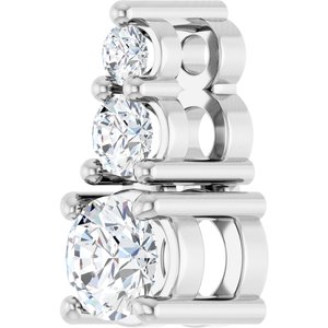 Continuum Sterling Silver 3.4 mm Round Pendant Mounting – image 3