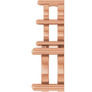 10K Rose Gold 8 mm Round Pendant Mounting – image 6