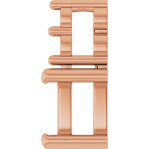 10K Rose Gold 5x3 mm Elongated Cushion Pendant Mounting – image 6
