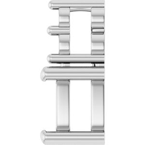 14K X1 White Gold 5x3 mm Elongated Cushion Pendant Mounting – image 6