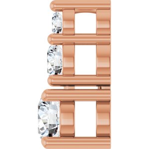 14K Rose Gold 4.1 mm Round Pendant Mounting – image 5