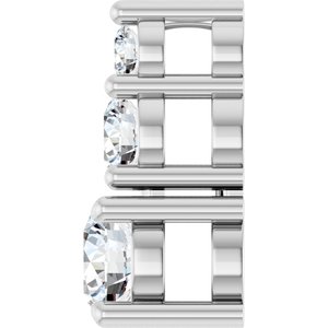 14K X1 White Gold 4.1 mm Round Pendant Mounting – image 5