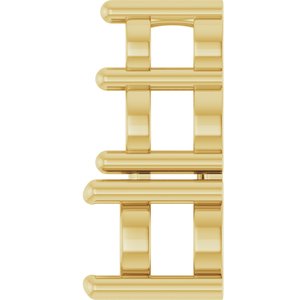 18K Yellow Gold 4.1 mm Round Pendant Mounting – image 6