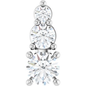 Continuum Sterling Silver 4.1 mm Round Pendant Mounting