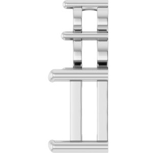 Sterling Silver 6.5x6.5 mm Square Pendant Mounting – image 6