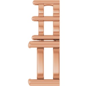 14K Rose Gold 7x5 mm Elongated Cushion Pendant Mounting – image 6