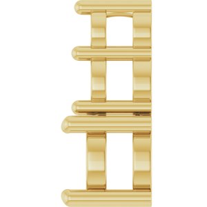 10K Yellow Gold 5.2 mm Round Pendant Mounting – image 6