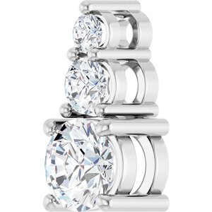Continuum Sterling Silver 5.2 mm Round Pendant Mounting – image 3