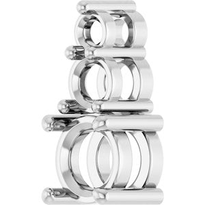 Sterling Silver 5.2 mm Round Pendant Mounting – image 4