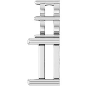 18K White Gold 7.5x5.5 mm Emerald Pendant Mounting – image 6