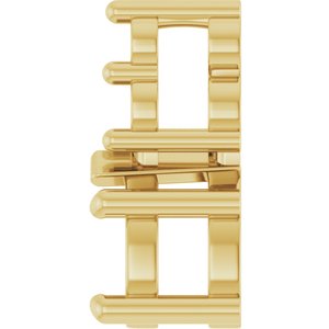 10K Yellow Gold 4.5x3 mm Pear Pendant Mounting – image 6