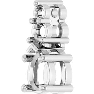 14K White Gold 4.5x3 mm Pear Pendant Mounting – image 4