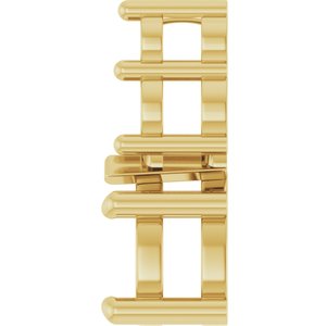 18K Yellow Gold 6x4 mm Pear Pendant Mounting – image 6