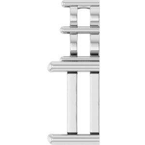 10K White Gold 9x7 mm Emerald Pendant Mounting – image 6