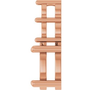 14K Rose Gold 8.5x6.5 mm Oval Pendant Mounting – image 6