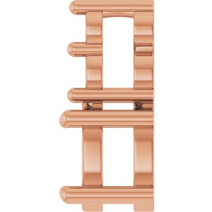 18K Rose Gold 5x3.5 mm Oval Pendant Mounting – image 6