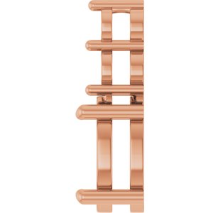 18K Rose Gold 10x8 mm Oval Pendant Mounting – image 6