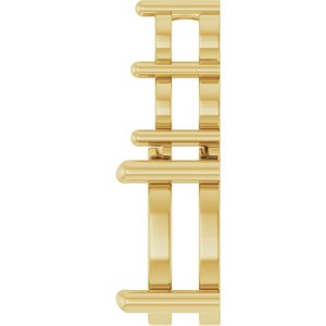 18K Yellow Gold 10x8 mm Oval Pendant Mounting – image 6