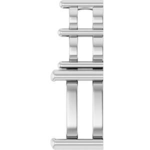 Platinum 8x6 mm Elongated Cushion Pendant Mounting – image 6