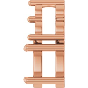 10K Rose Gold 5x3 mm Oval Pendant Mounting – image 6