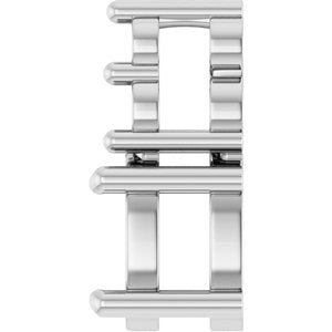 18K White Gold 5x3 mm Oval Pendant Mounting – image 6