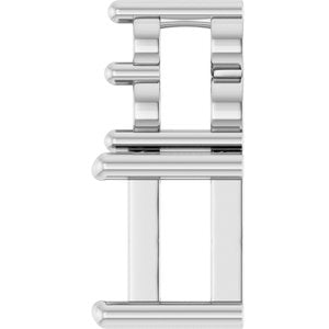 Continuum Sterling Silver 4x3 mm Straight Baguette Pendant Mounting – image 6