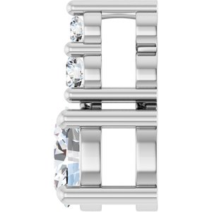 Continuum Sterling Silver 4.5x3.5 mm Oval Pendant Mounting – image 5