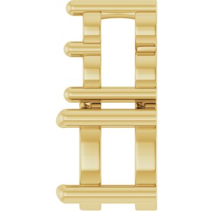 10K Yellow Gold 4.5x3.5 mm Oval Pendant Mounting – image 6