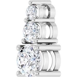 Platinum 4.8 mm Round Pendant Mounting – image 3