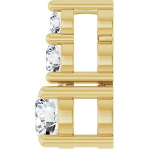 14K Yellow Gold 3.75 mm Round Pendant Mounting – image 5