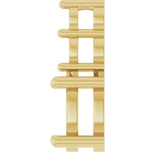 10K Yellow Gold 8x6 mm Oval Pendant Mounting – image 6
