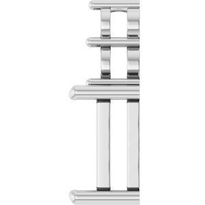 18K White Gold 10x8 mm Emerald Pendant Mounting – image 6