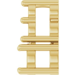 18K Yellow Gold 3 mm Round Pendant Mounting – image 6