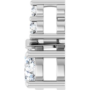 Continuum Sterling Silver 5x3 mm Pear Pendant Mounting – image 5