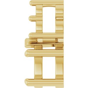 18K Yellow Gold 5x3 mm Pear Pendant Mounting – image 6