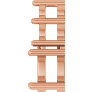 14K Rose Gold 6x4 mm Oval Pendant Mounting – image 6