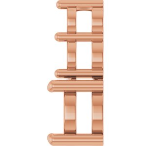 10K Rose Gold 6.5 mm Round Pendant Mounting – image 6