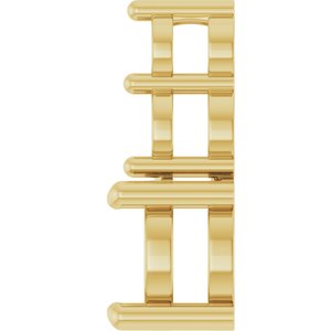 10K Yellow Gold 6.5 mm Round Pendant Mounting – image 6