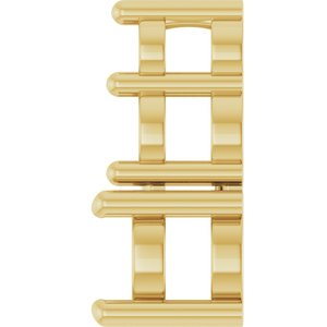 18K Yellow Gold 4.4 mm Round Pendant Mounting – image 6