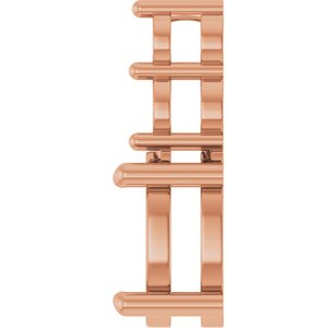 18K Rose Gold 9x7 mm Oval Pendant Mounting – image 6