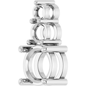 Sterling Silver 7 mm Round Pendant Mounting – image 4