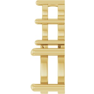 14K Yellow Gold 7.5x5.5 mm Oval Pendant Mounting – image 6