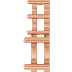 18K Rose Gold 7.5x5.5 mm Oval Pendant Mounting – image 6