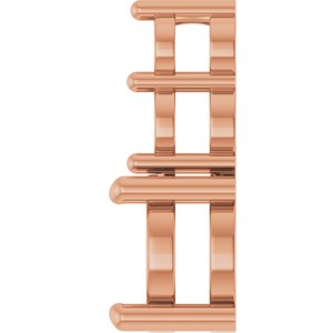 10K Rose Gold 7 mm Round Pendant Mounting – image 6