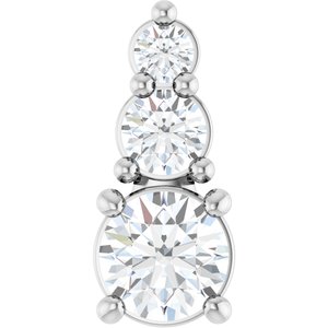 Continuum Sterling Silver 3.8 mm Round Pendant Mounting