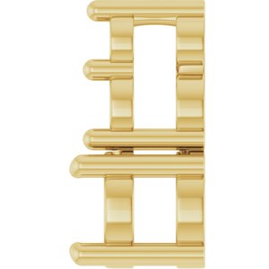 10K Yellow Gold 3.8 mm Round Pendant Mounting – image 6