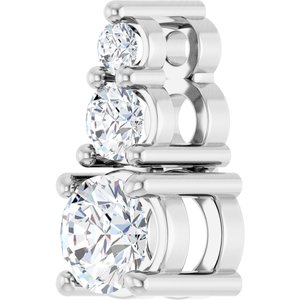 Continuum Sterling Silver 3.8 mm Round Pendant Mounting – image 3