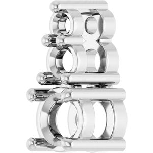 14K White Gold 3.2 mm Round Pendant Mounting – image 4