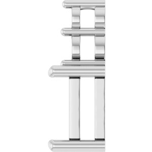 10K White Gold 8x6 mm Emerald Pendant Mounting – image 6